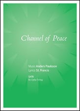 Channel of Peace SATB choral sheet music cover